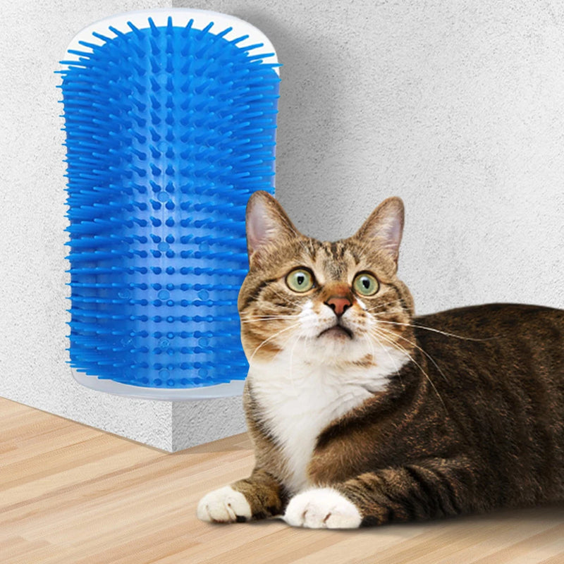 Escova massageadora de parede para gato